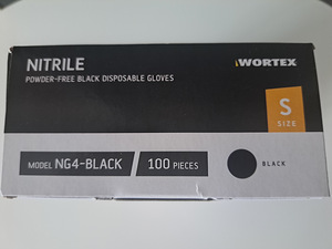 UUED WORTEX nitriilkindad, puudrita 100tk, suurus: S (5 foto / 6)