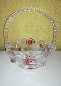 Стеклянная корзина (2 фото из 2)