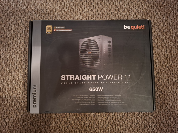 Toiteplokk be quiet! Straight Power 11 650W (80+ Gold)