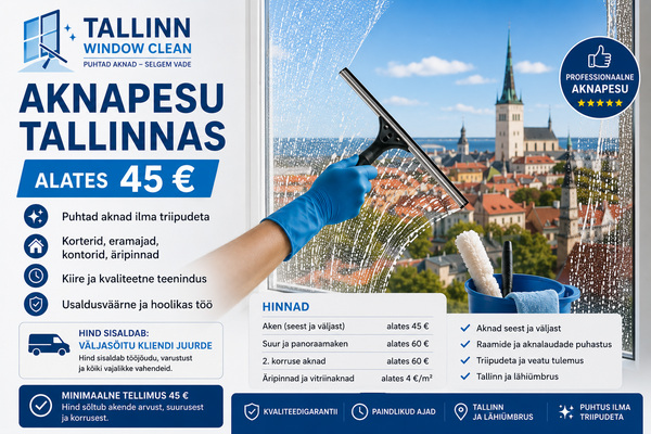 Aknapesu Tallinnas