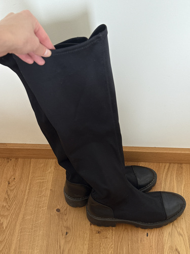 Zara pikad mustad saapad, suurus 38