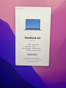 MacBook Air M2 2022, kuldne (9 foto / 10)
