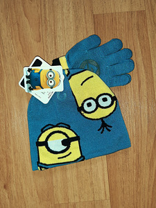 UUS Minions komplekt müts ja kindad 50/52 (1 foto / 3)