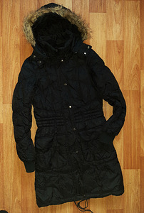 Vero Moda must pikk jope mantel S sobib ka XS (3 foto / 3)