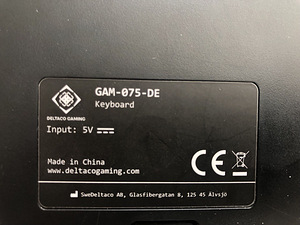 Mehaaniline klaviatuurDeltaco Gaming GAM-075-DE (3 foto / 3)