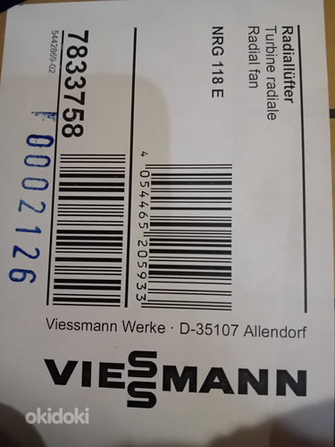 Gaasikatla viesmann varuosad