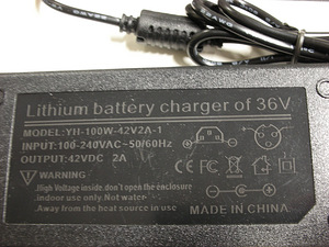 36V Electric Bike charger (3 foto / 3)