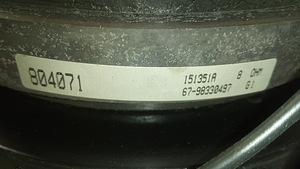 EAW 15" PA - subwoofer , 2tk. kokku (4 foto / 10)
