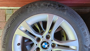 R16" BMW 5x120 Style268 koos suverehvidega 205/55R16" (5 foto / 7)