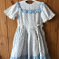 Helesinine-valge kleit s116 (foto #1)