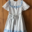 Helesinine-valge kleit s116 (foto #2)