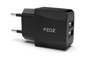 PZOZ kvaliteetne adapter laadija kahe USB pesaga (2 foto / 6)