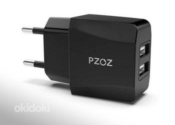 PZOZ kvaliteetne adapter laadija kahe USB pesaga (foto #2)