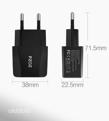 PZOZ kvaliteetne adapter laadija kahe USB pesaga (foto #1)