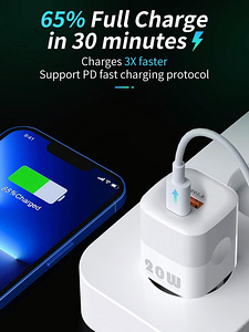 KUULAA kiirlaadija 20W QC3.0, Type C (8 foto / 10)
