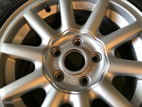Audi диски 7Jx15H2, с резиной Michelin Maxi Ise 205/60R15 (фото #10)