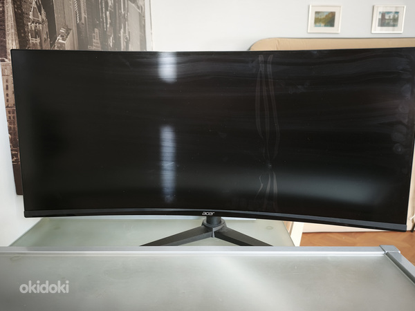 Acer ED340CU 34" ultrawide monitor – paneel katki, varuosade