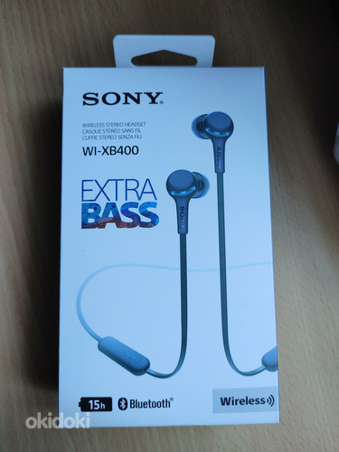 Sony WI-XB400 bluetooth kõrvaklapid (foto #1)