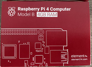 Raspberry Pi 4B, 4x 1,5 GHz, 4 GB RAM, WiFi & BT (1 foto / 2)