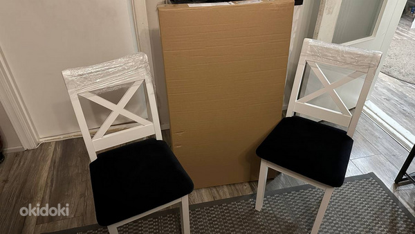 Стол из ольхи и 2 стула (фото #2)