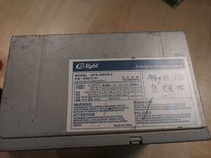 Töökorras lauaarvuti toiteplokk 350w, vaikne