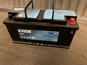 EXIDE AGM EK1060 12v 106Ah (1 foto / 1)