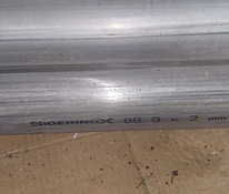 Torud roostevabast terasest siderinox 76,10 × 2mm 3000mm
