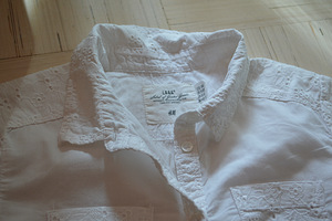 H&M valge pluus s.140 ja taskutega seelik (3 foto / 5)
