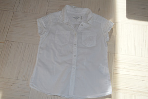 H&M valge pluus s.140 ja taskutega seelik (4 foto / 5)