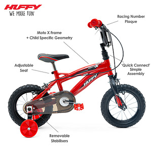 Детский велосипед Huffy – MOTO X 12” RED (3 фото из 3)
