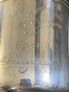 Soome hõbedane kruus. 813 näidis (3 foto / 8)