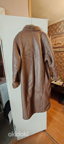 Naiste lambanahkne mantel, naturaalne, r. 46-48 (foto #2)