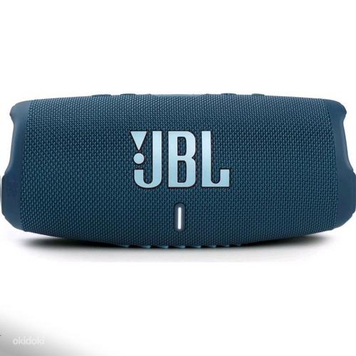 UUS! JBL Charge 5. Black / Blue. 100% Original. (foto #3)