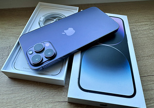 iPhone 14 Pro Max, 128 ГБ, глубокий фиолетовый, Арве, Варантей!