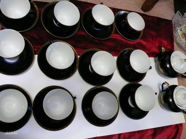 Чайный набор 12 шт, чайник ,сахарница. (фото #3)
