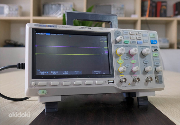 2 kanaliga ostsilloskoop 200MHz Siglent SDS1202X-E 2ch