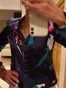 Emporio Armani värvikirev Mulberry siidist jakk. (2 foto / 3)