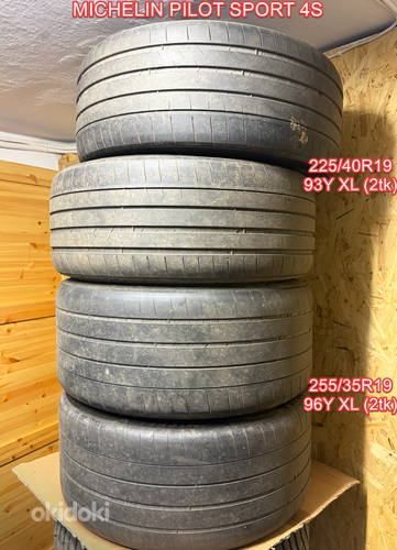 225/40R19 93Y / 255/35R19 96Y MICHELIN PILOT SPORT 4S