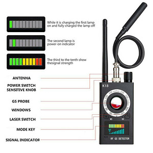Детектор жучков GSM GPS WIFI искатель сетей (4 фото из 6)