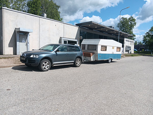 VW touareg ja haagis (6 foto / 11)