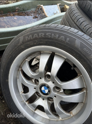 Продам диски BMW на летней резине marshall R16 (фото #1)