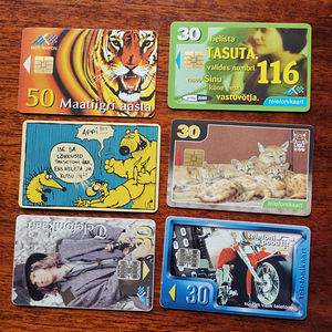 16x vanad telefonikaardid (6 foto / 8)