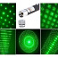 Зеленая лазерная указка с 5 различными насадками (фото #1)