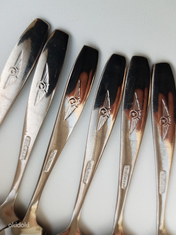 Набор чайных ложек Aeroflot 6 шт - Tallinn, Посуда – okidoki