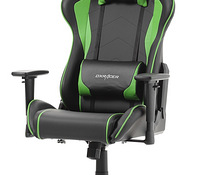 Кресло геймера DXRacer Racing Pro R131-NE, черный/зеленый
