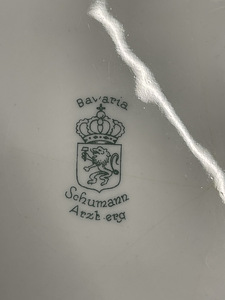 Imeline sirelikimbuga Bavaria Schumann taldrik (4 foto / 6)