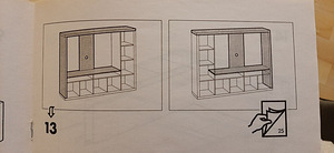 Стеллаж под ТВ IKEA (2 фото из 2)