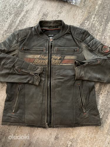 Кожаная куртка Harley Davidson ( оригинал) р.XL (фото #6)