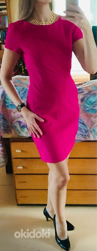 MONTON новое модное платье цвета фуксии № 38/M (фото #1)