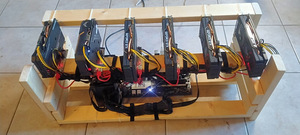 7 x 1660 super Kaevur Mining Rig 252MH/s 678W (2 foto / 3)